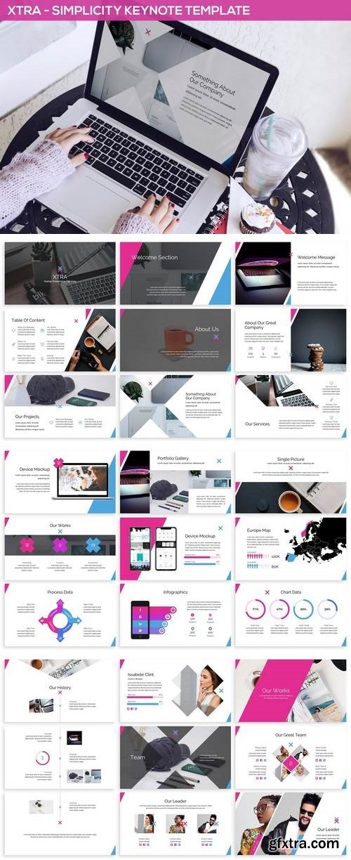 Xtra - Simplicity Keynote Template