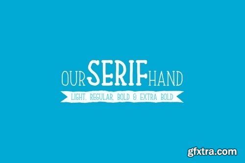 CM - Our Serif Hand Family 861435