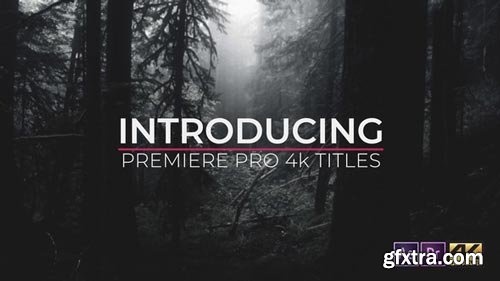 Videohive - Pro Titles 4k Mogrt - 21973407