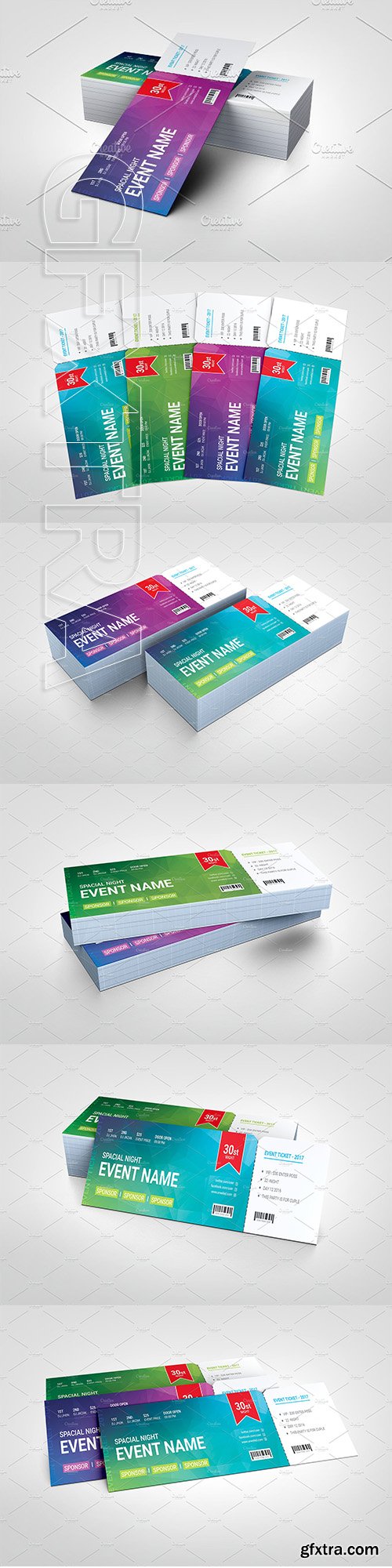 CreativeMarket - Event Ticket 3073902