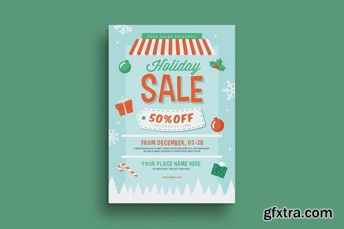 Holiday Christmas Sale Flyer