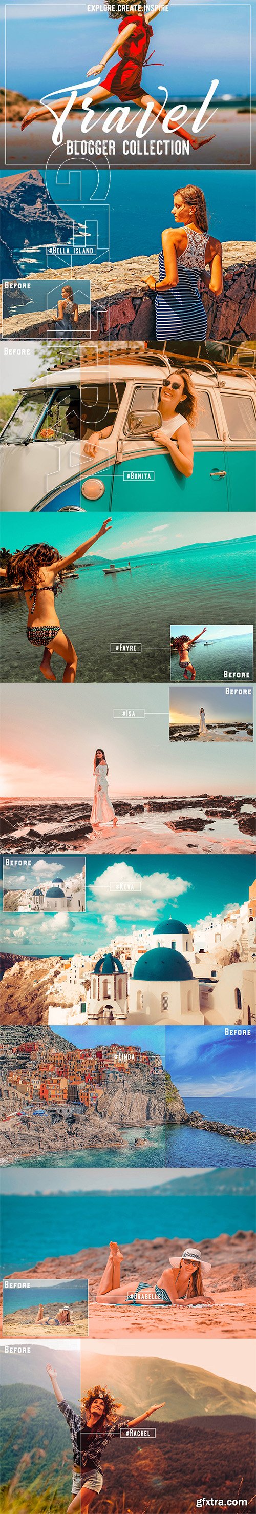 CreativeMarket - Travel Blogger Lr Acr Presets 3043539