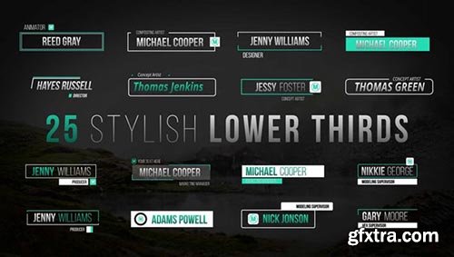 Stylish Lower Thirds - After Effects 125212