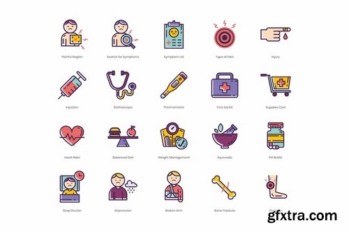 105 Medical Icons