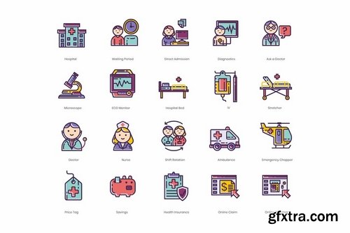 105 Medical Icons