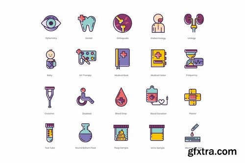 105 Medical Icons