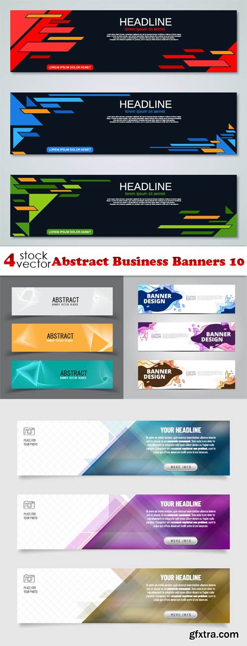 Vectors - Abstract Business Banners 10