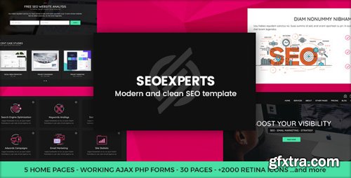 ThemeForest - SEOEXPERTS v1.1 - SEO, SEM, Social Media Marketing Template - 19562086