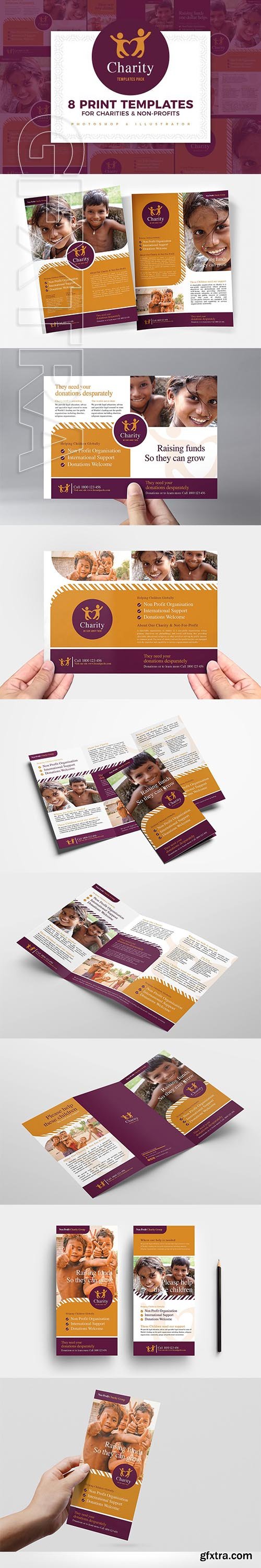 CreativeMarket - Charity Templates Pack 3014921