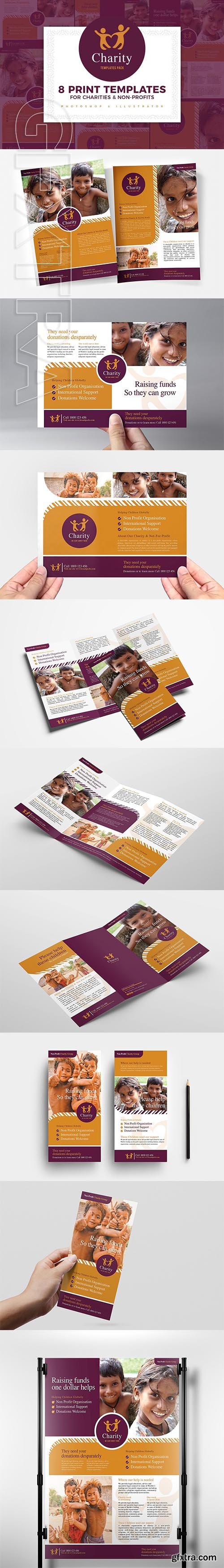 CreativeMarket - Charity Templates Pack 3014921