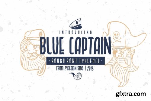 CreativeMarket BLUE CAPTAIN TYPEFACE 2823302