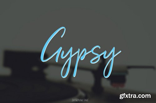 CreativeMarket Gypsy Script Font 1629328