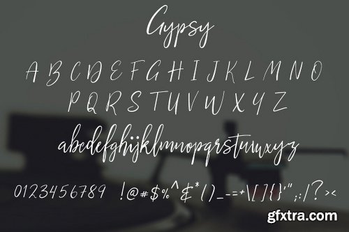 CreativeMarket Gypsy Script Font 1629328