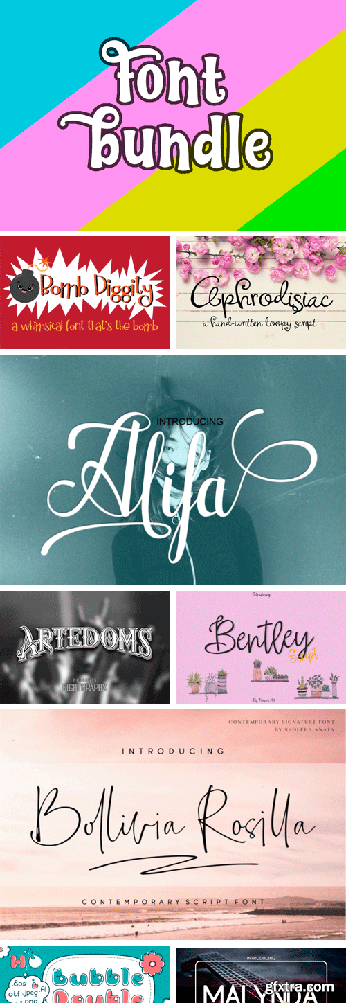 CF - Font Bundle Vol. 7