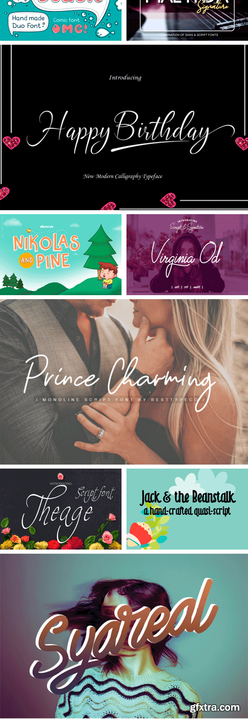 CF - Font Bundle Vol. 7