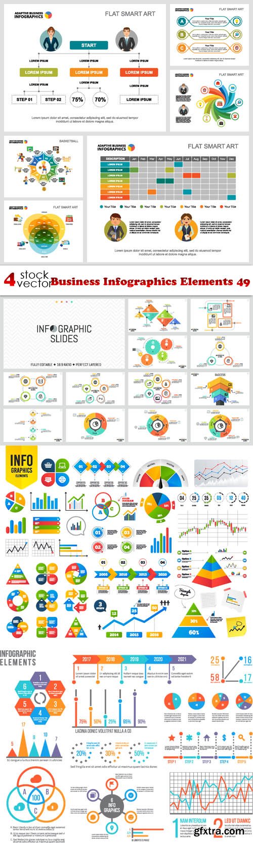 Vectors - Business Infographics Elements 49