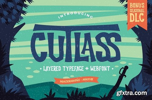 CM - Cutlass Typeface + Bonus 3098755