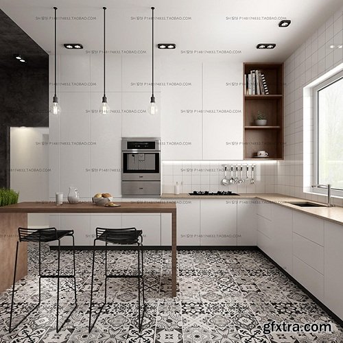 Kitchen 48 3d Model