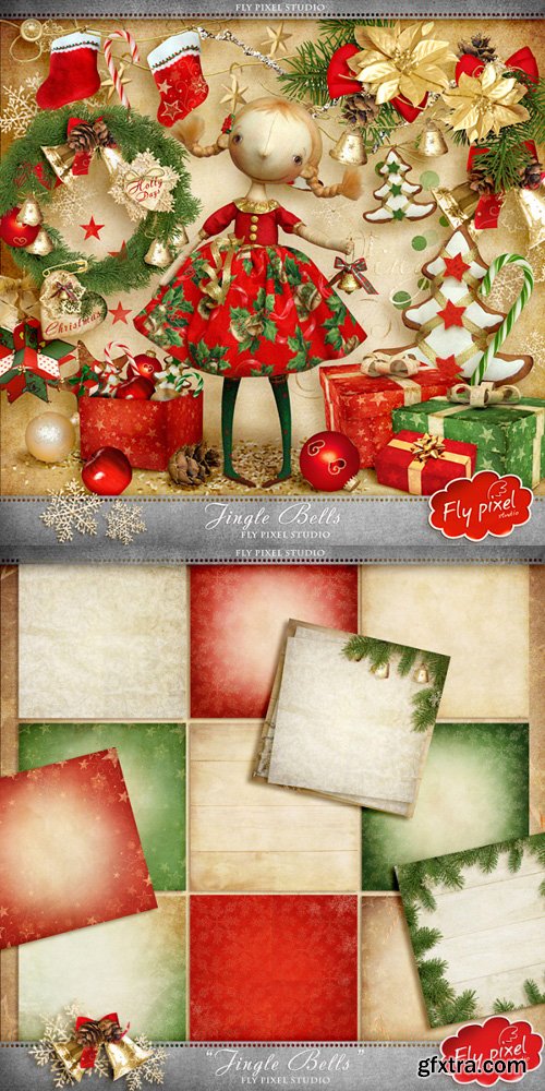 Christmas Scrap Kit - Jingle Bells