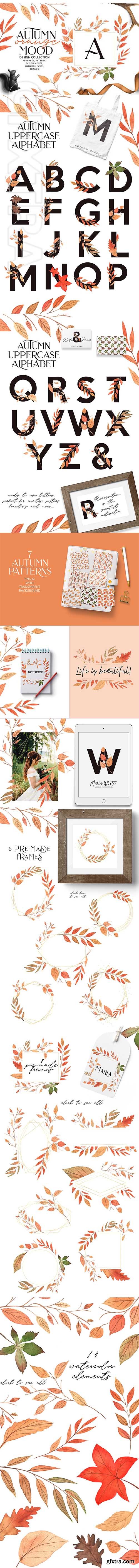 CreativeMarket - Autumn Orange MOOD 3011818