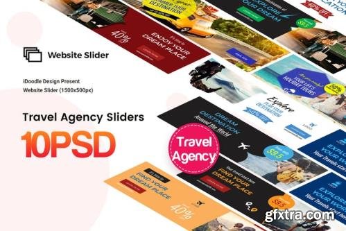 Travel Agency Website Sliders