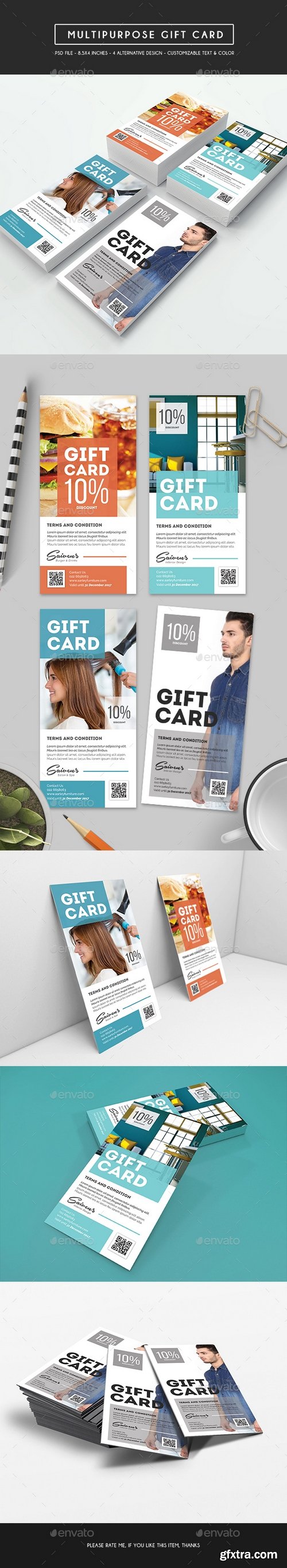 Graphicriver - Multipurpose Voucher / Gift Card 17211490