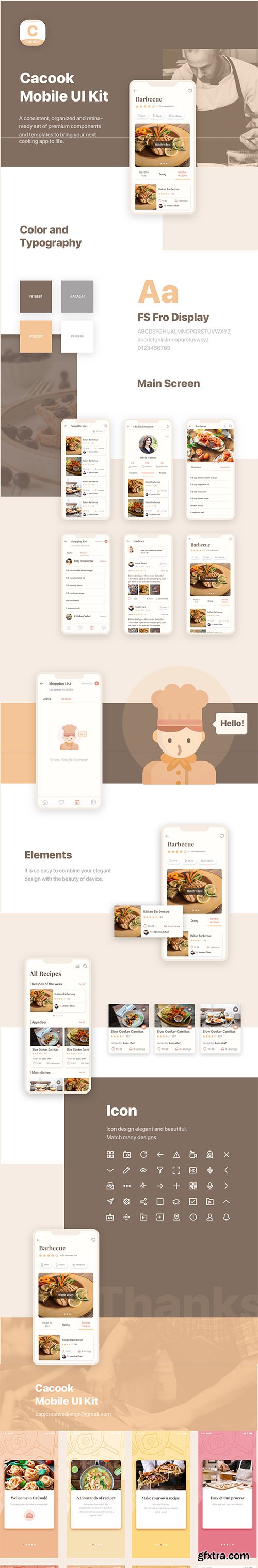 Caco Cooking UI Kit