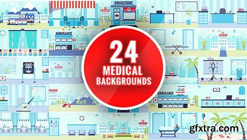 Flat Medical Background - After Effects 99048