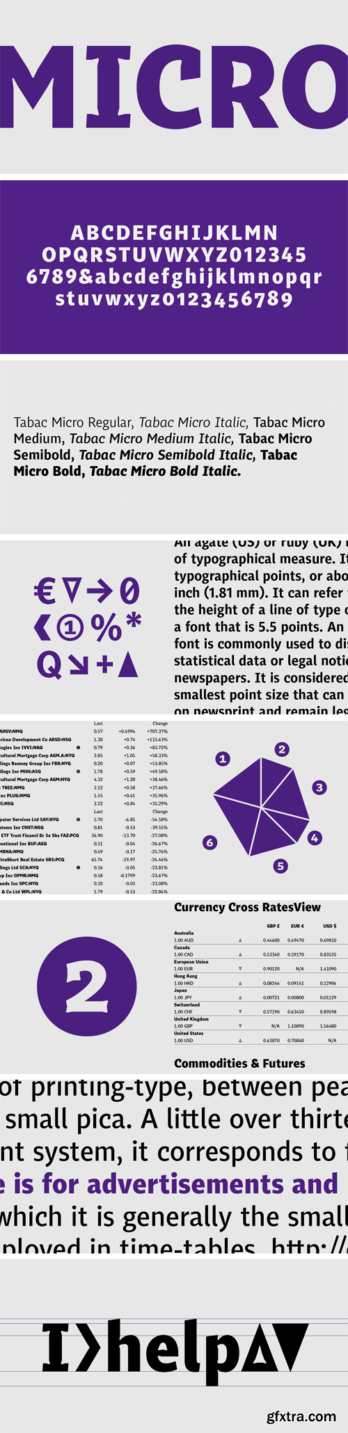 Tabac Micro Font Family