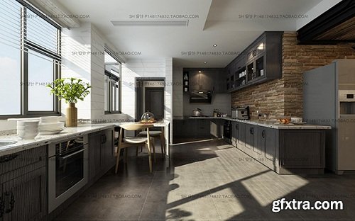 Kitchen 42 3d Model