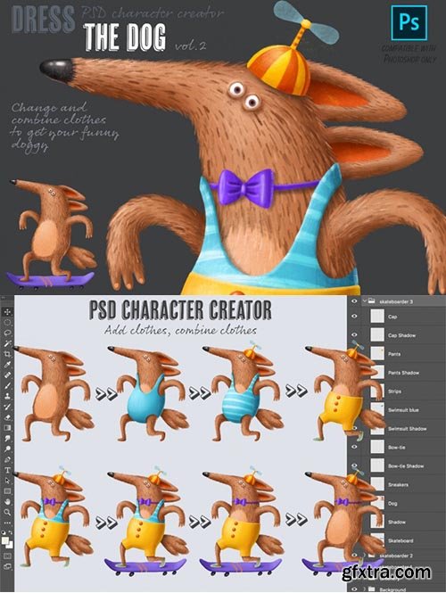 PSD character creator vol 2