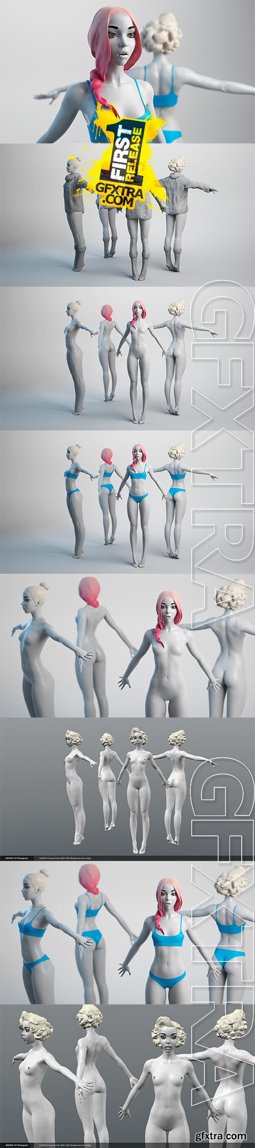 Cubebrush - Female Basemesh 03