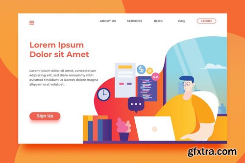 Freelancer - Header Landing Page