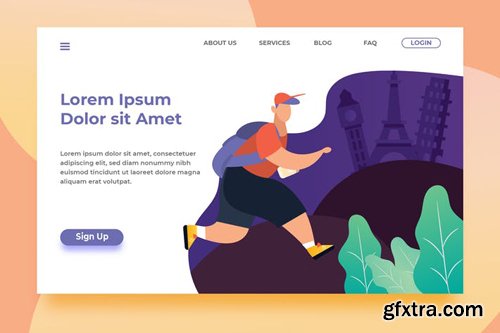 Traveling - Header Landing Page