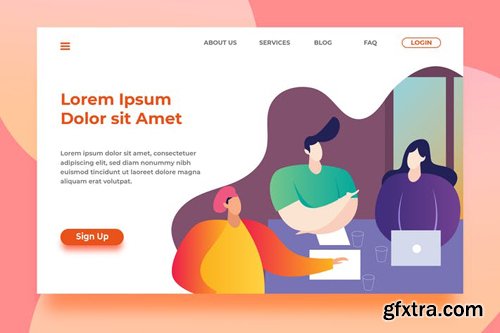 Teamwork - Header Landing Page