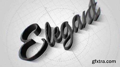 Videohive Technical Elegant Logo 3D Opener 22066596