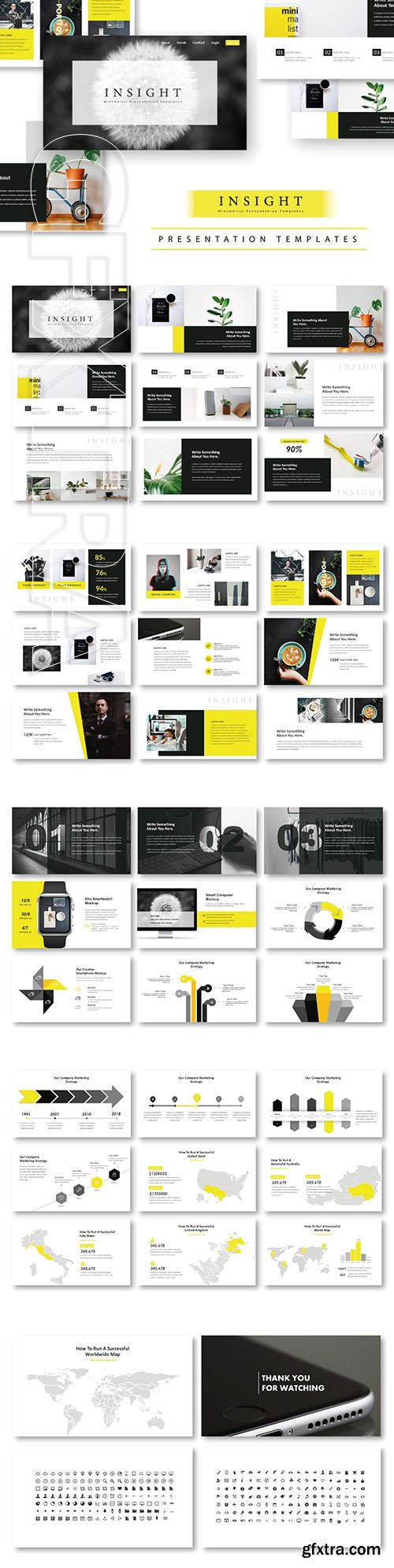 CreativeMarket - Insight Minimal PowerPoint Template 2901867