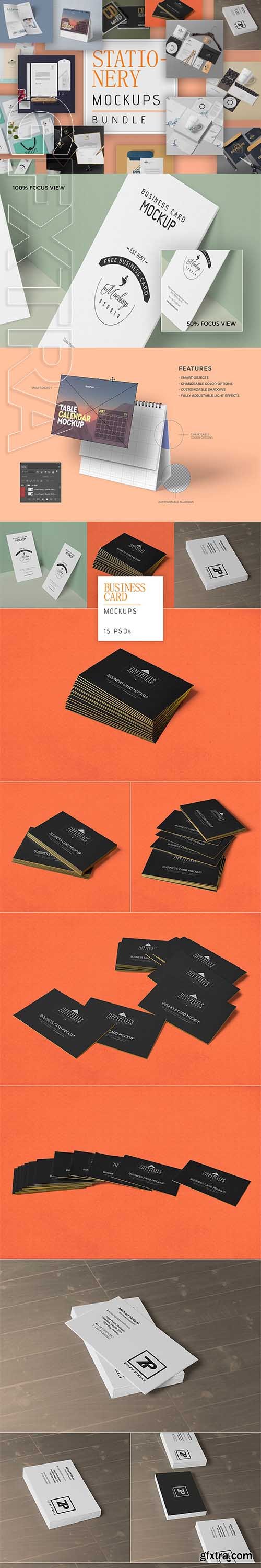 CreativeMarket - 111 Stationery Mockups Bundle 2984761