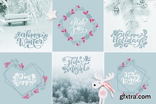 Christmas lettering quotes & design