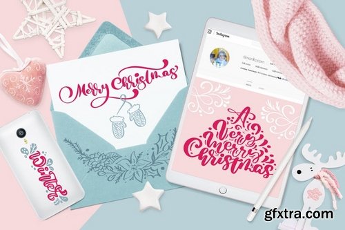 Christmas lettering quotes & design