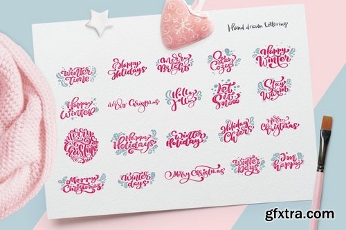 Christmas lettering quotes & design