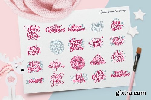 Christmas lettering quotes & design