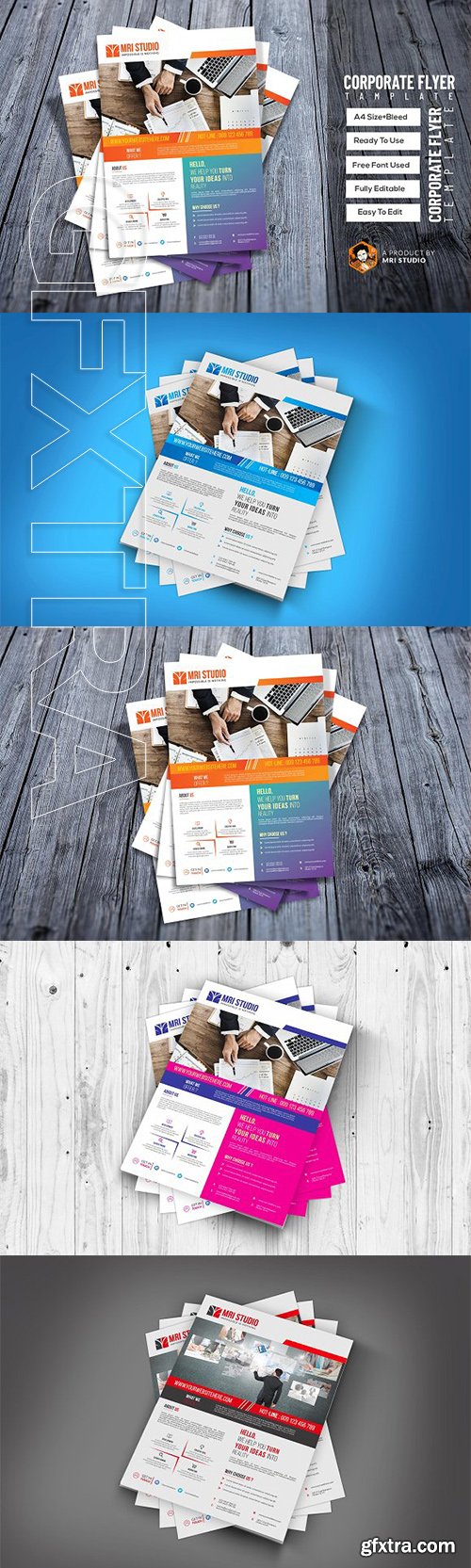 CreativeMarket - Corporate Flyer Template 2952840