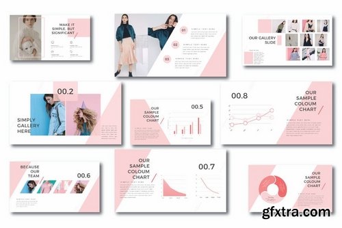 Anggelina Stylish - Powerpoint Keynote and Google Slides Templates