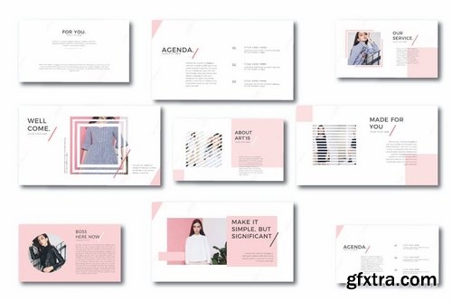 Anggelina Stylish - Powerpoint Keynote and Google Slides Templates