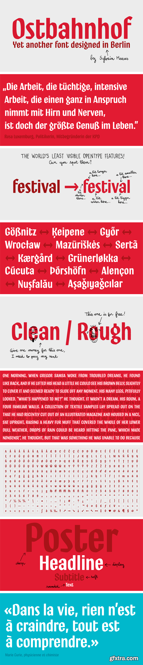 Ostbahnhof Font Family