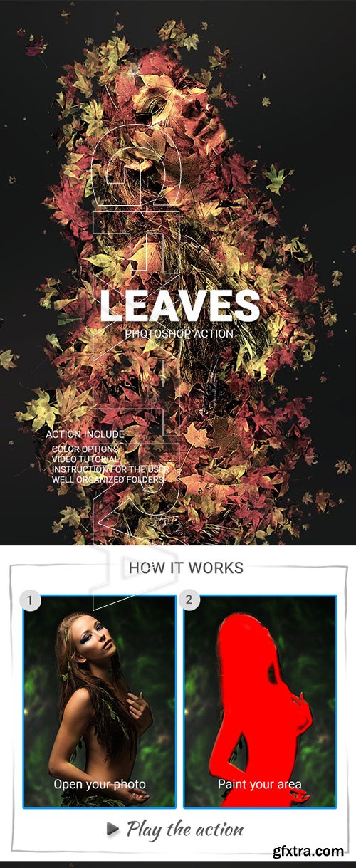 GraphicRiver - Leaves Photoshop Action 22710841