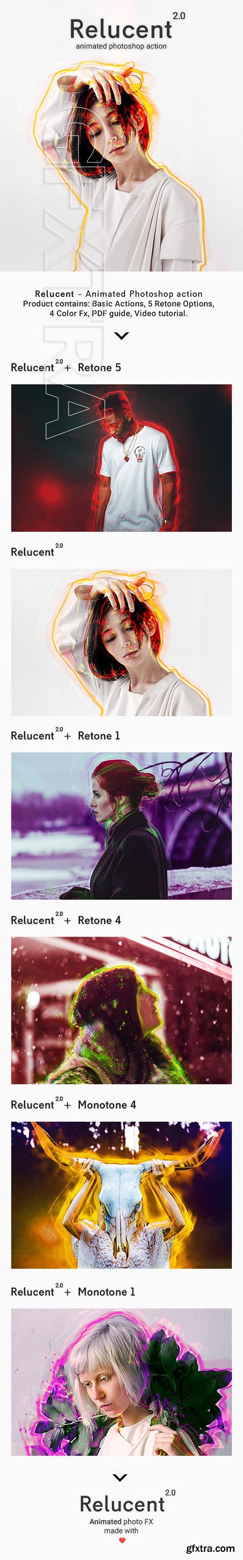 GraphicRiver - Animated Relucent 2.0 - Photoshop Action 22711802