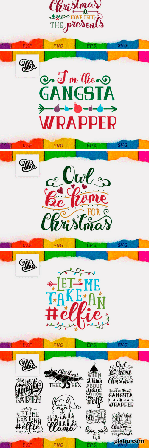 Creativefabrica - Christmas Puns Bundle 654576