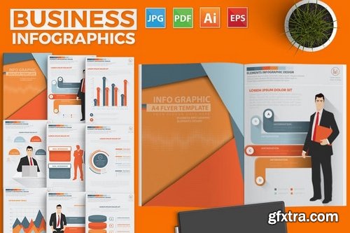 Business Infographics Elements Design